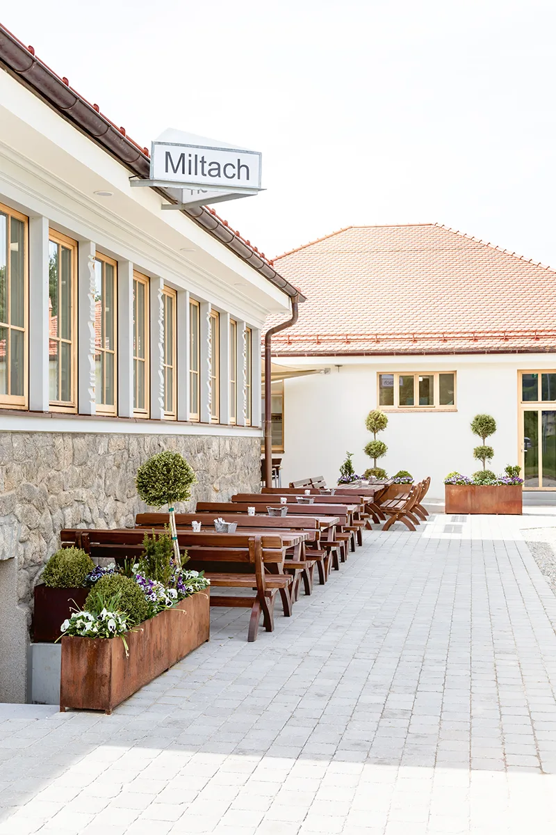 Außenanlage vom Cafe